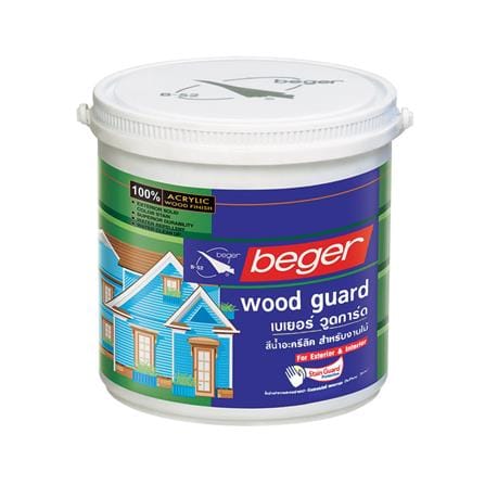 สีน้ำทาไม้ BEGER WOOD GUARD 9100 สีขาว 1 แกลลอน_0