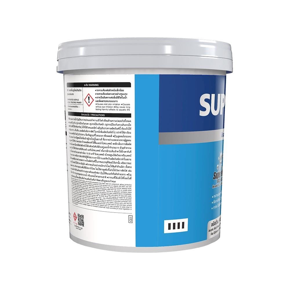 สีรองพื้นปูนใหม่ ชนิดด้าน TOA SUPERMATEX 0000 5 แกลลอน