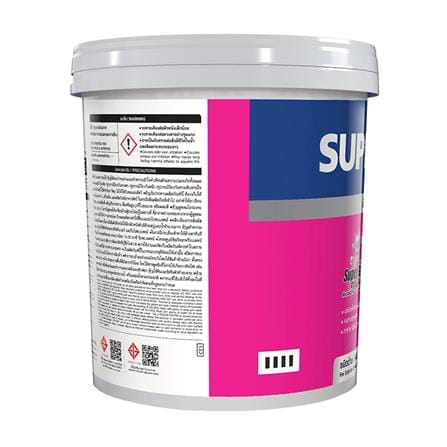 สีน้ำทาภายนอก ชนิดด้าน TOA SUPERMATEX SM100 สีขาว 5 แกลลอน_3