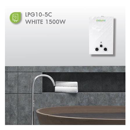 เครื่องทำน้ำร้อน MAZUMA LPG-10-5CR 1500 วัตต์_4