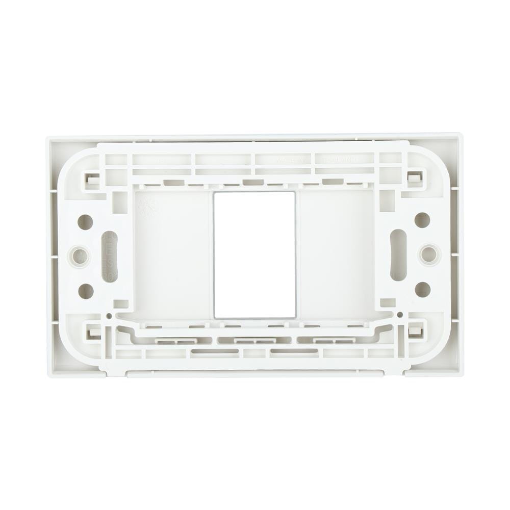หน้ากาก 1 ช่อง PANASONIC WEG6801MW สีเงิน