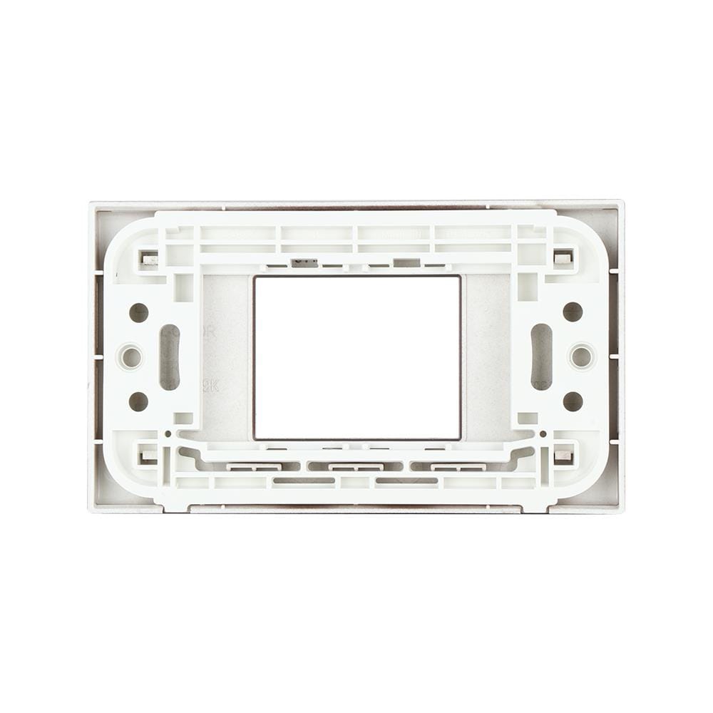 หน้ากาก 2 ช่องกลาง PANASONIC WEG68029MA สีน้ำตาล