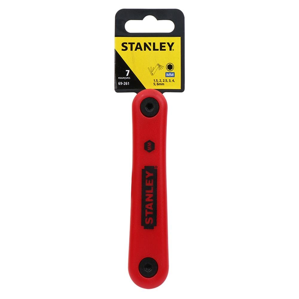ประแจหกเหลี่ยม STANLEY 69-261 1.5-6 มม.