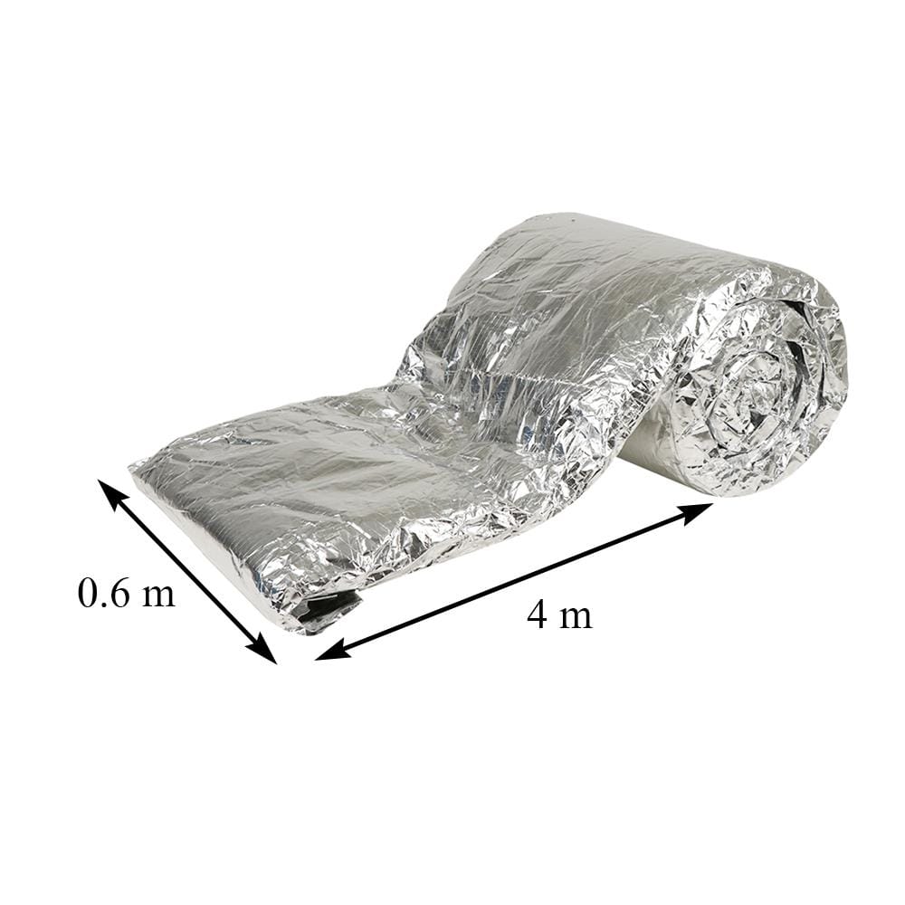 FIBERGLASS THERMAL INSULATION SUNSHIELD 3IN 0.6X4M