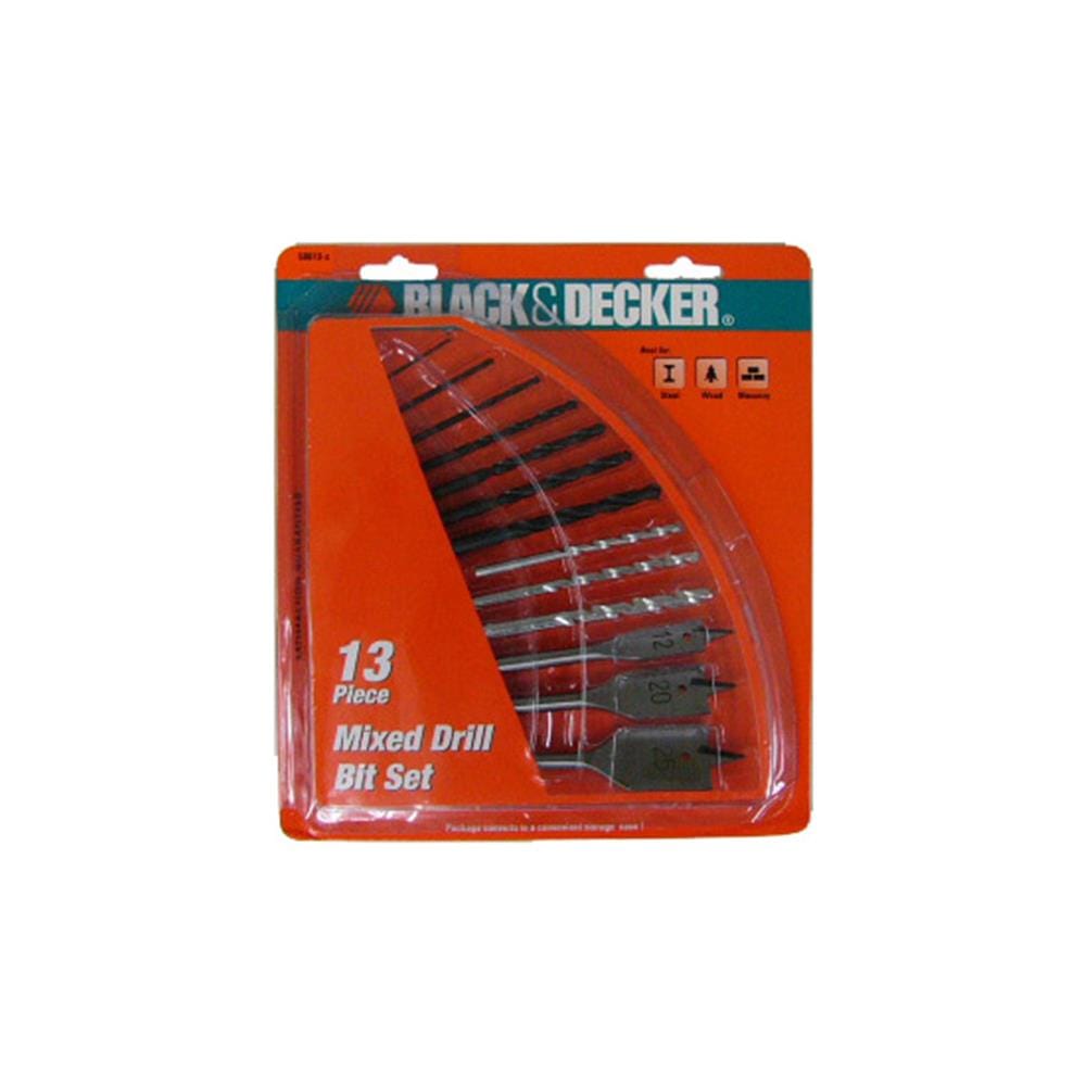 ดอกเจาะคอนกรีต BLACK&DECKER 50613 แพ็ก 13 ชิ้น