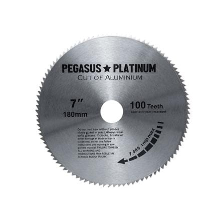 ใบเลื่อยวงเดือน PEGASUS 7 นิ้ว 100 ซี่ฟัน