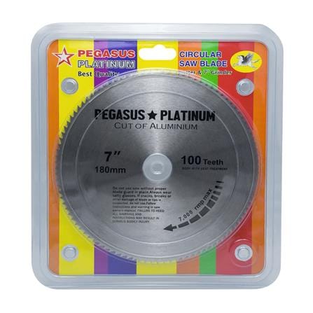 ใบเลื่อยวงเดือน PEGASUS 7 นิ้ว 100 ซี่ฟัน_1