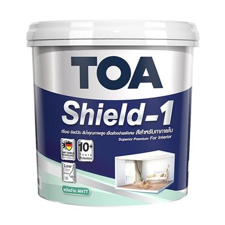 สีน้ำทาภายใน TOA SHIELD-1 BASE D ด้าน 2.5 แกลลอน_0