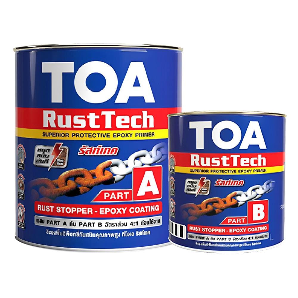 METAL PRIMER TOA RUST TECH A+B 1GAL GREY