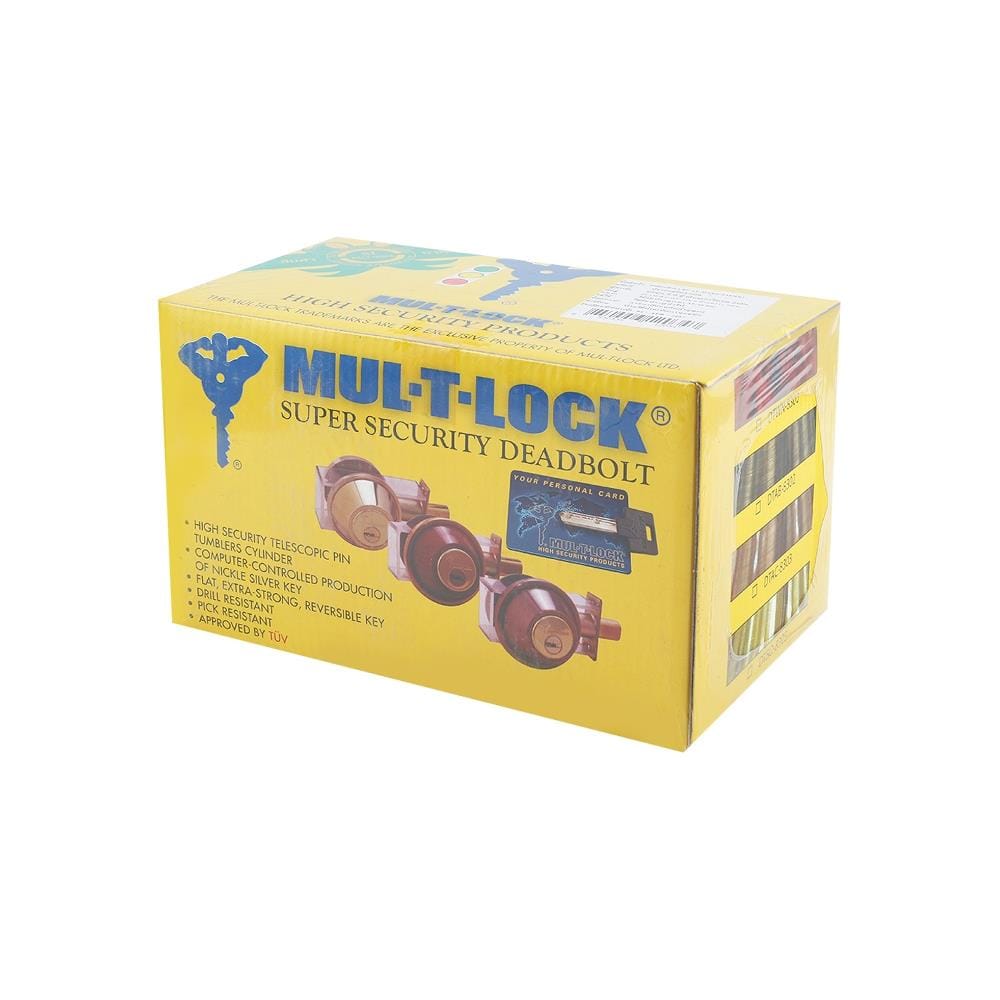 กุญแจลิ้นตาย 1 ด้าน MUL-T-LOCK DTSS 8309 สีสเตนเลส
