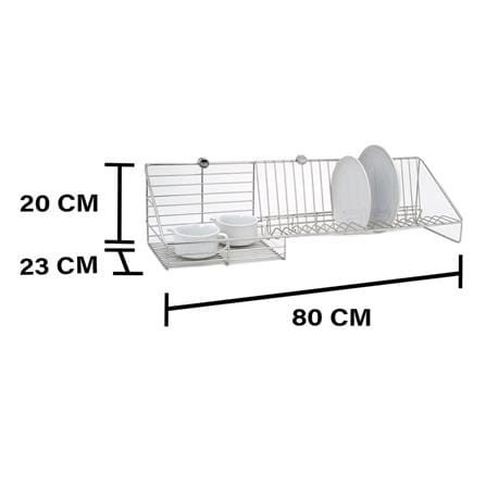 ชั้นคว่ำจานติดผนัง80cm HC/KECH HWS004_4