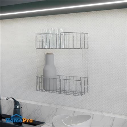 2-TIER KITCHEN RACK KECH #HMS014 STAINLESS STEEL_3