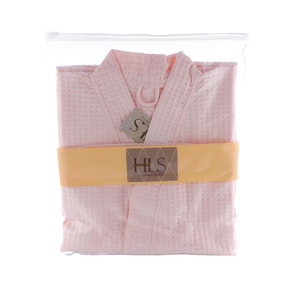 ชุดคลุมอาบน้ำ HOME LIVING STYLE WAFFLE สีชมพู
