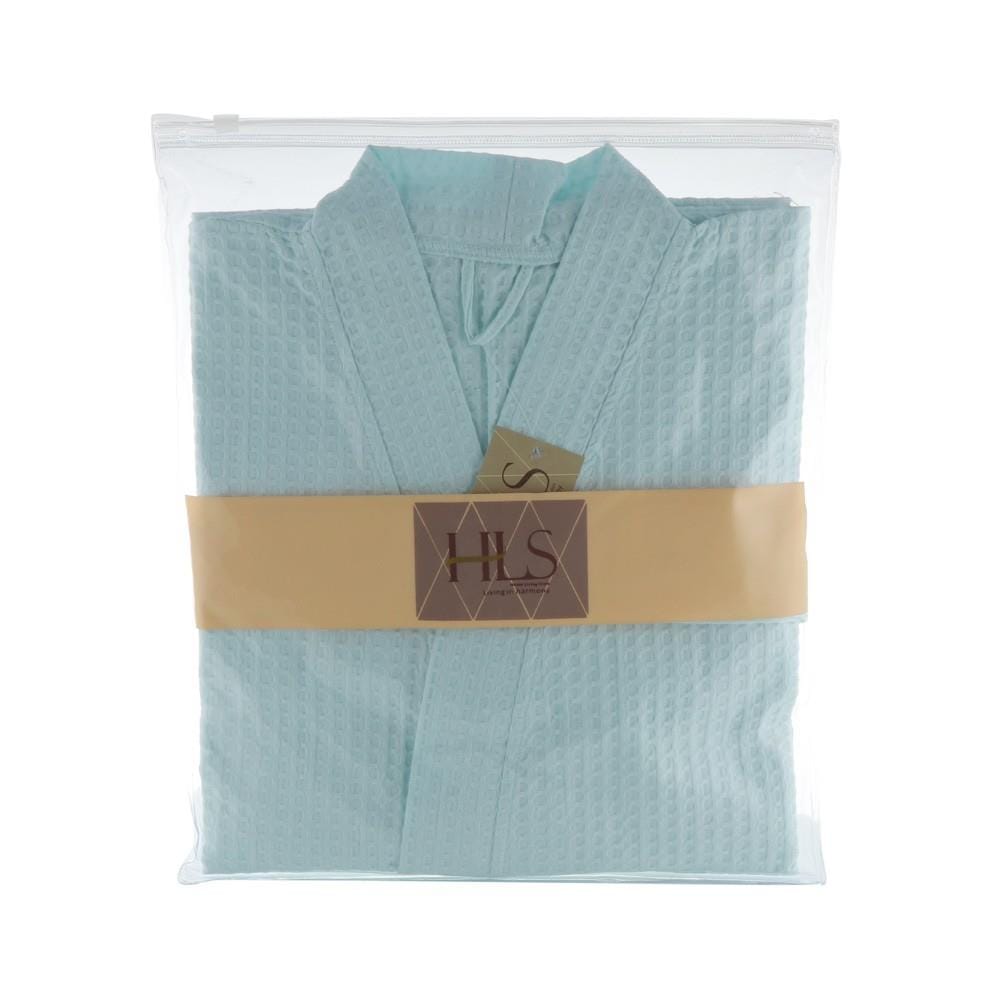 ชุดคลุมอาบน้ำ HOME LIVING STYLE WAFFLE สีน้ำเงิน