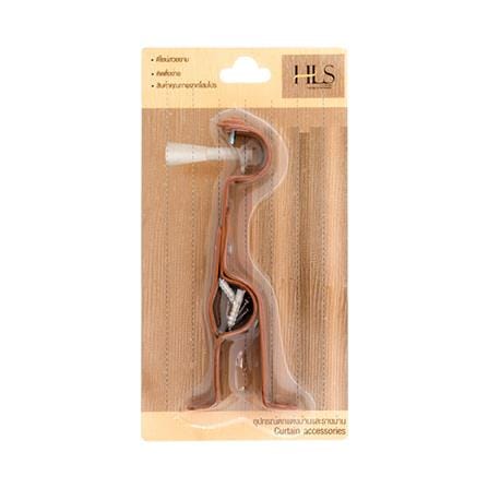 ขารับราง 2 ชั้น เหล็ก HOME LIVING STYLE 25 มม. สีน้ำตาล_3