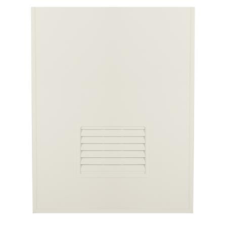 ประตูห้องน้ำ PVC AZLE-2 เกล็ดล่าง UV 70X200 ซม. สีครีม_2