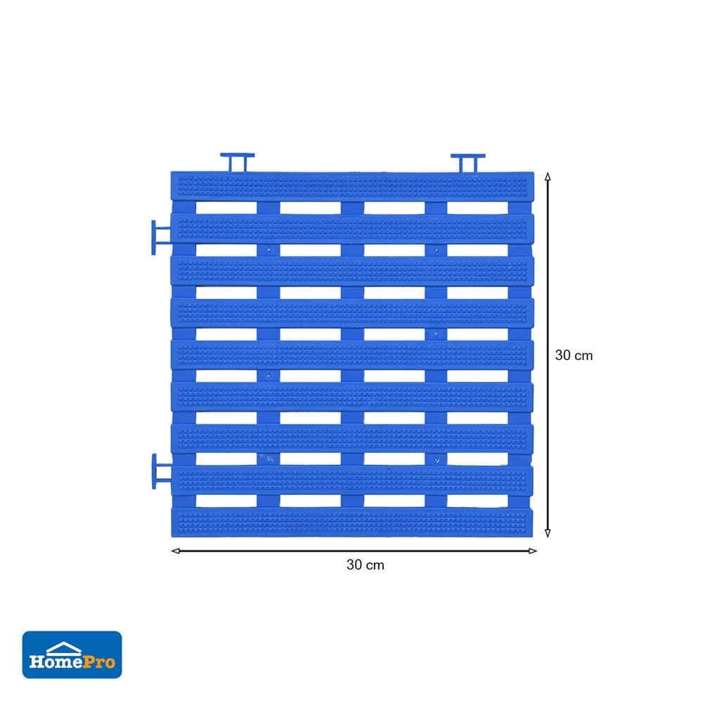 ANTI-SLIP MAT HOME LIVING STYLE PARALLEL 30X30CM BLUE
