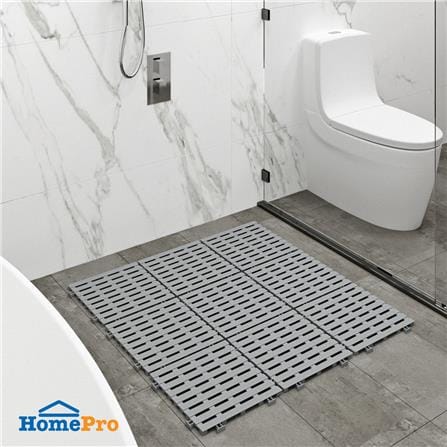 ANTI-SLIP MAT HOME LIVING STYLE PARALLEL 30X30CM GRAY_2
