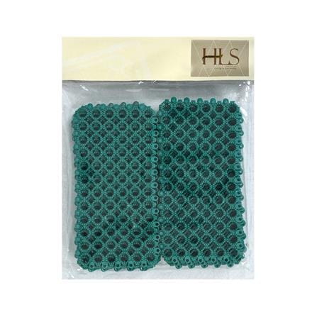 แผ่นกันลื่น HOME LIVING STYLE ROUNDY 15X30 ซม. สีเขียว_1