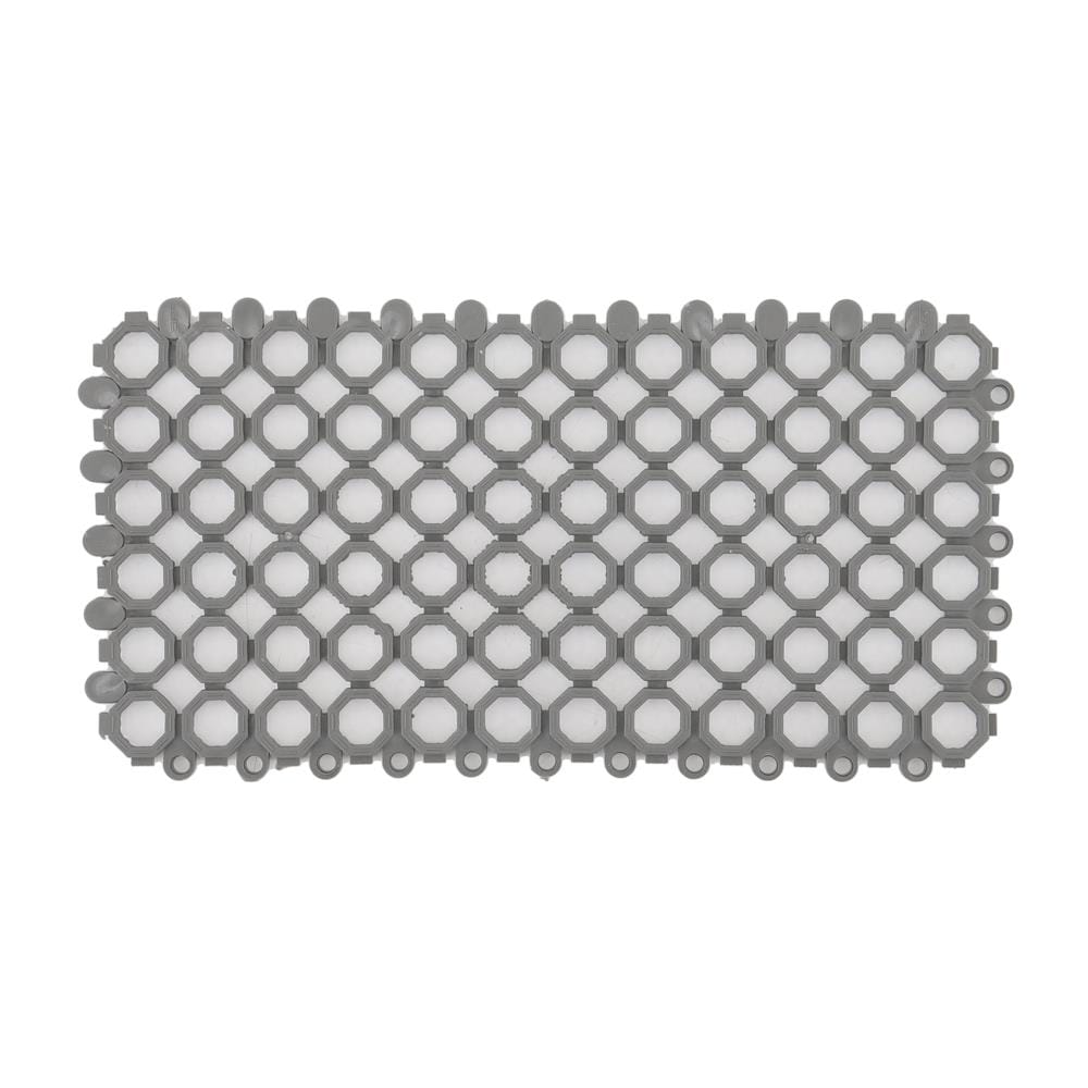 แผ่นกันลื่น HOME LIVING STYLE ROUNDY 15X30 ซม. สีเทา
