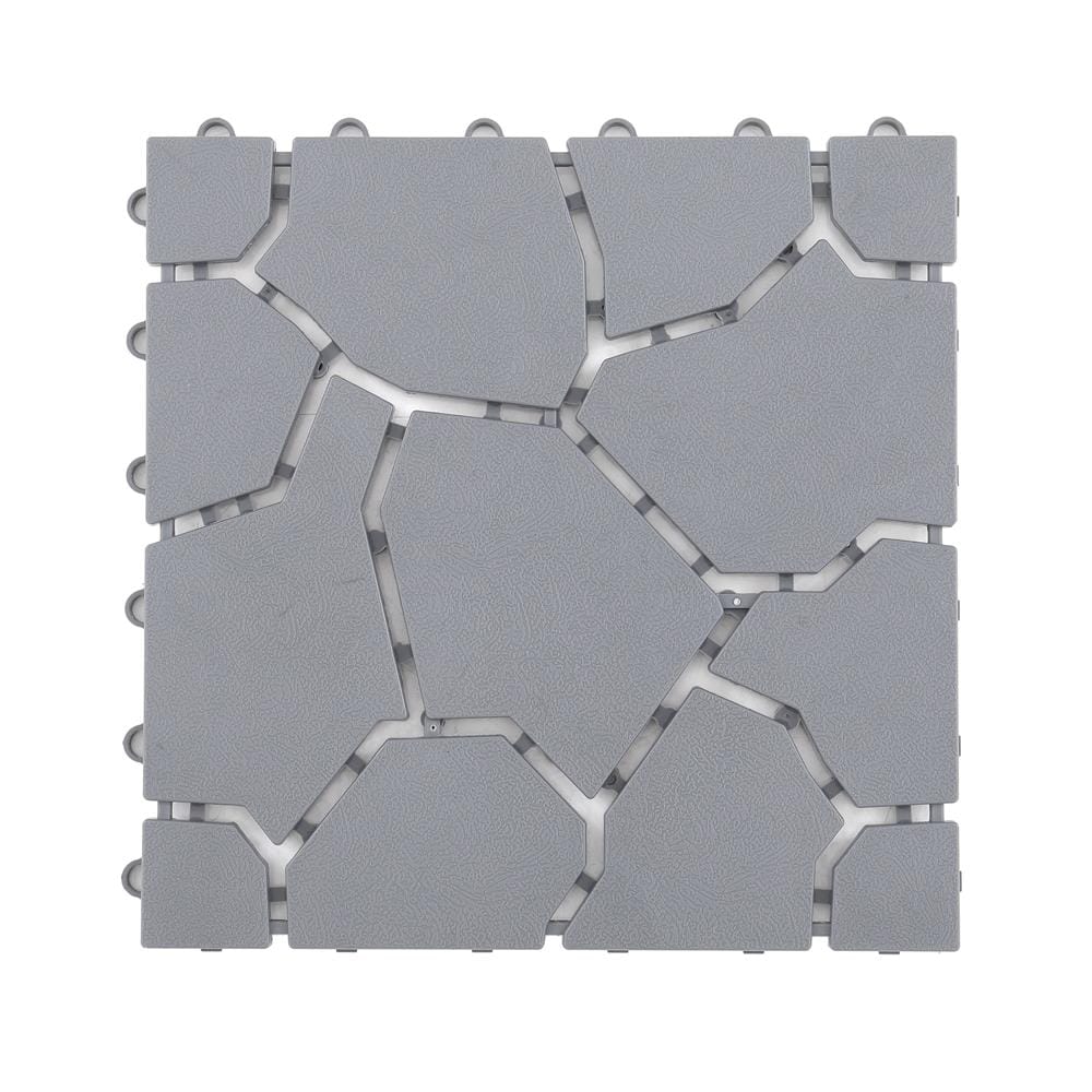 ANTI-SLIP MAT HOME LIVING STYLE BIG STONE 30X30CM GRAY