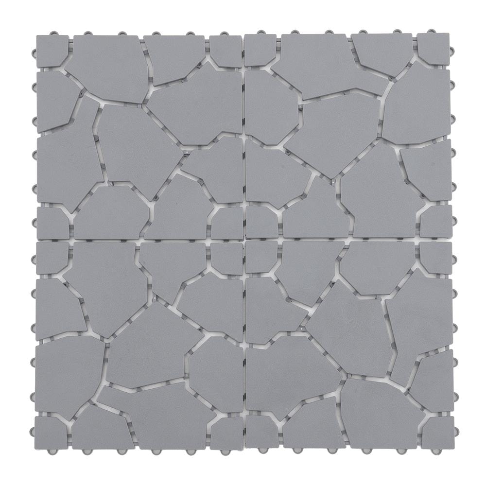 ANTI-SLIP MAT HOME LIVING STYLE BIG STONE 30X30CM GRAY