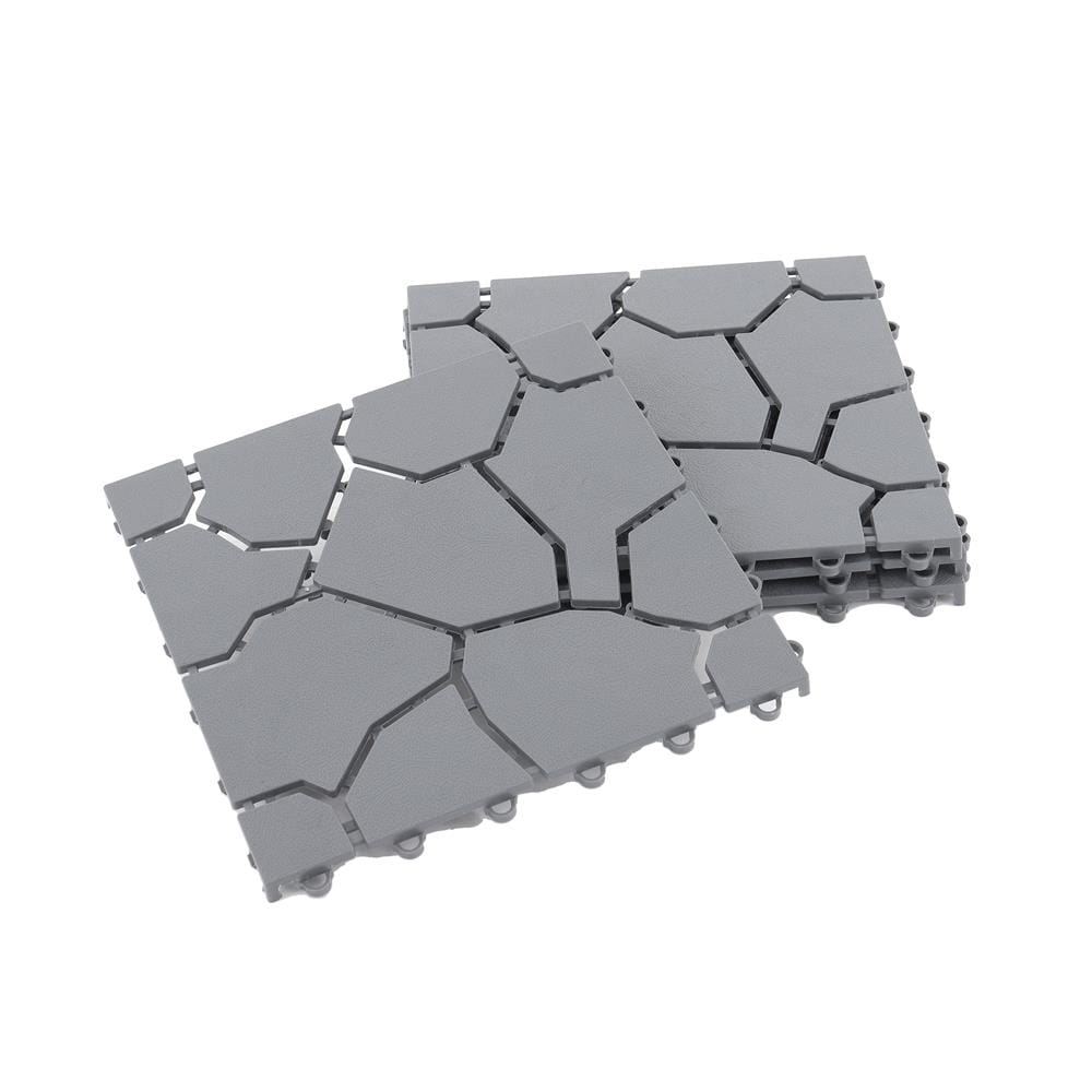 ANTI-SLIP MAT HOME LIVING STYLE BIG STONE 30X30CM GRAY