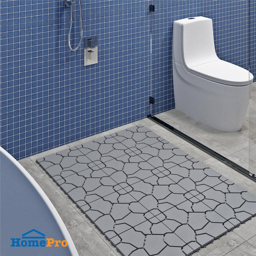 ANTI-SLIP MAT HOME LIVING STYLE BIG STONE 30X30CM GRAY