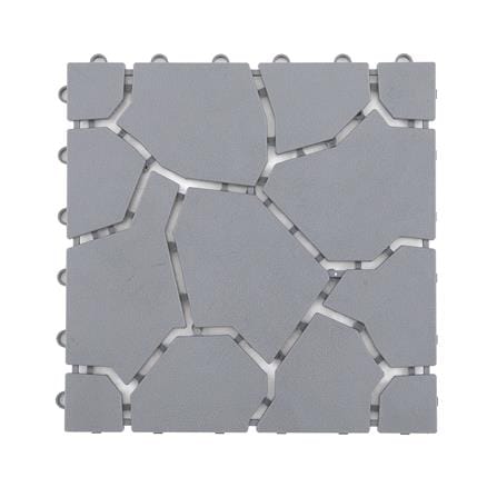 ANTI-SLIP MAT HOME LIVING STYLE BIG STONE 30X30CM GRAY_0