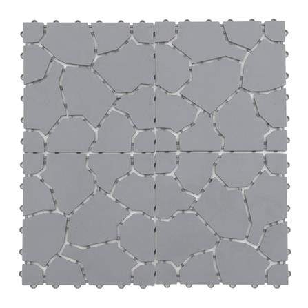 ANTI-SLIP MAT HOME LIVING STYLE BIG STONE 30X30CM GRAY_1