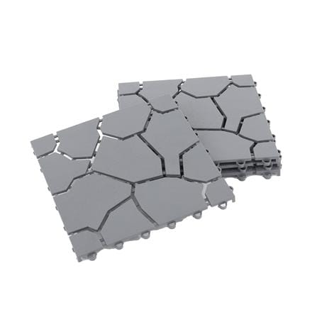 ANTI-SLIP MAT HOME LIVING STYLE BIG STONE 30X30CM GRAY_4