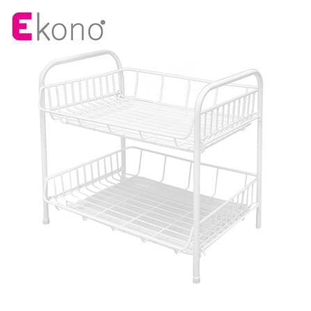 ชั้นวางของและแก้ว2ชั้นพร้อมถาด EKONO 812_0
