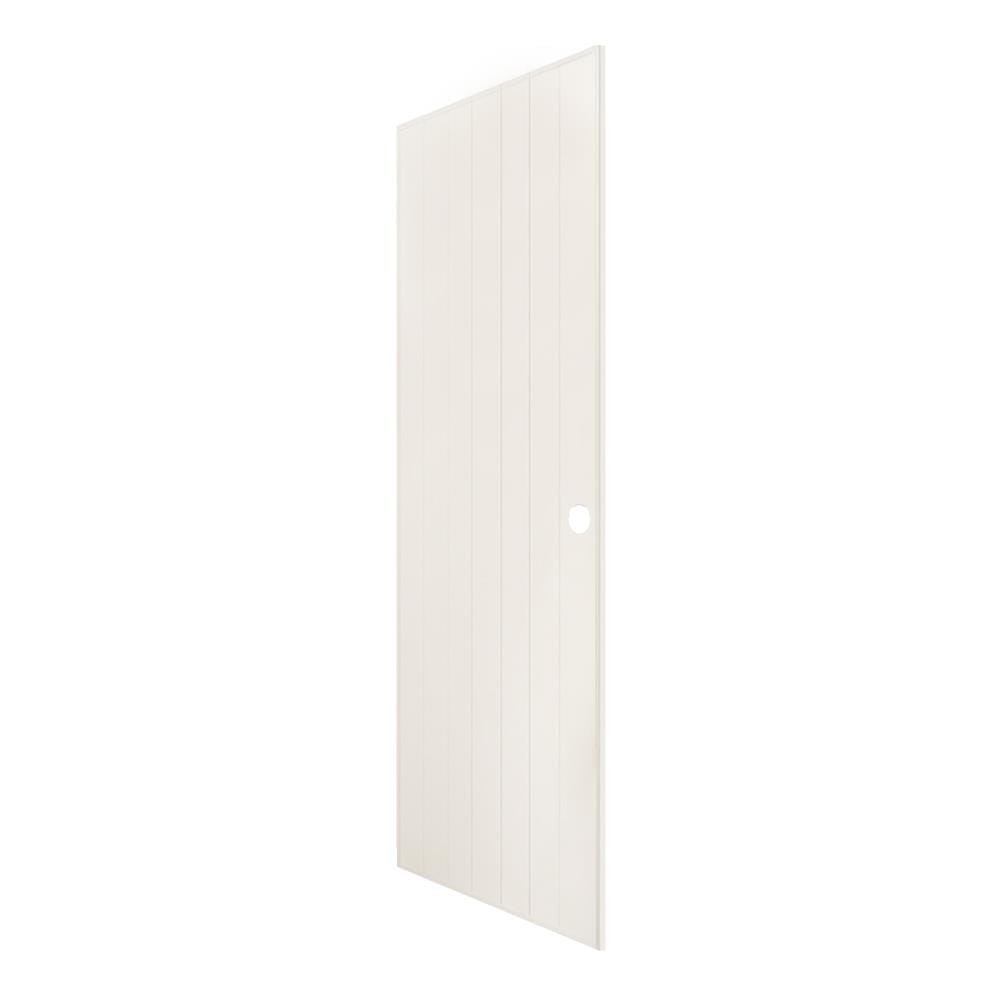 ประตู PVC บานประกอบ AZLE 1 70X180 ซม. สีครีม