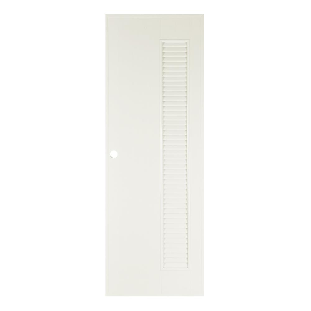 ประตู PVC บานประกอบ AZLE 6 70X200 ซม. สีครีม