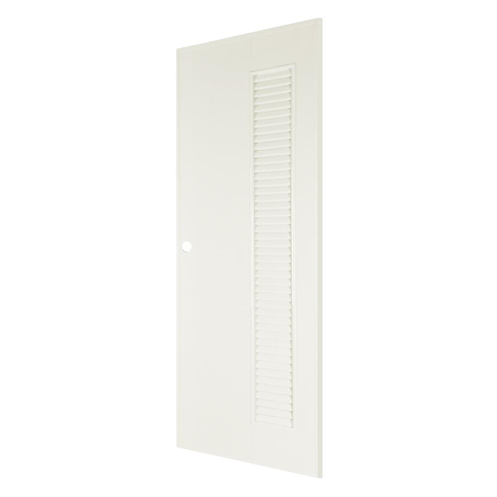 ประตู PVC บานประกอบ AZLE 6 70X200 ซม. สีครีม