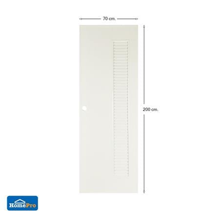 ประตู PVC บานประกอบ AZLE 6 70X200 ซม. สีครีม_5