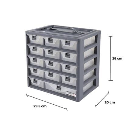 กล่องเก็บอุปกรณ์ MATALL-D 15 ช่อง สีเทา_6