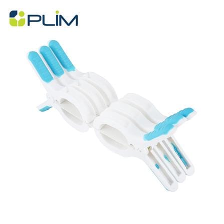 กิ๊บหนีบผ้านวมพิเศษ PLIM สีขาว/น้ำเงิน (แพ็ก 6 ชิ้...