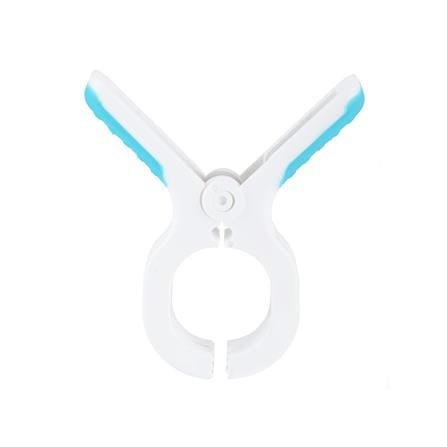 กิ๊บหนีบผ้านวมพิเศษ PLIM สีขาว/น้ำเงิน (แพ็ก 6 ชิ้น)_2