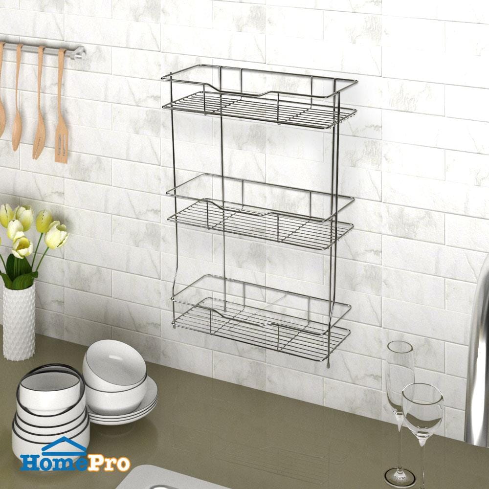 ชั้นแขวนสเตนเลส 3 ชั้น EKONO ST-HW083
