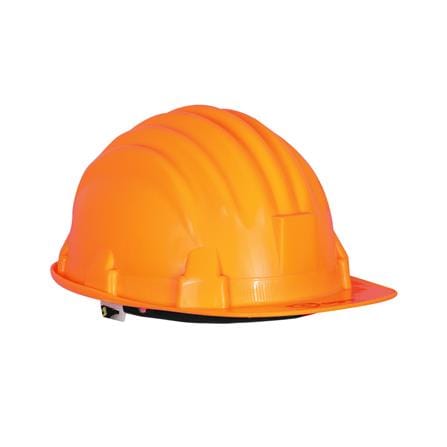 หมวกนิรภัยพลาสติก PP มาตรฐานมอก. DEXZON สีส้ม_0