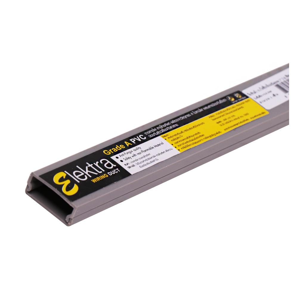 RECTANGULAR CABLE RACEWAY ELECKTA 1INX2M GREY