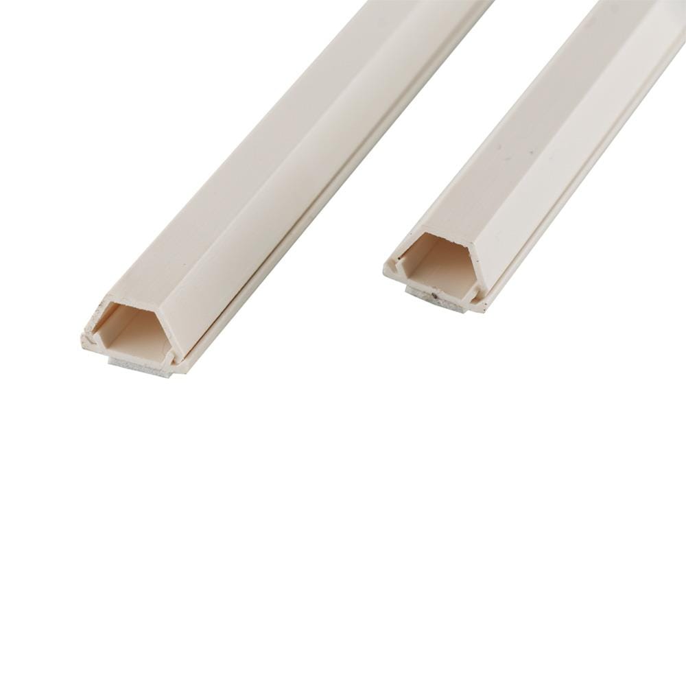 TRAPEZOID CABLE RACEWAY ELECKTA 15MMX1M WHITE