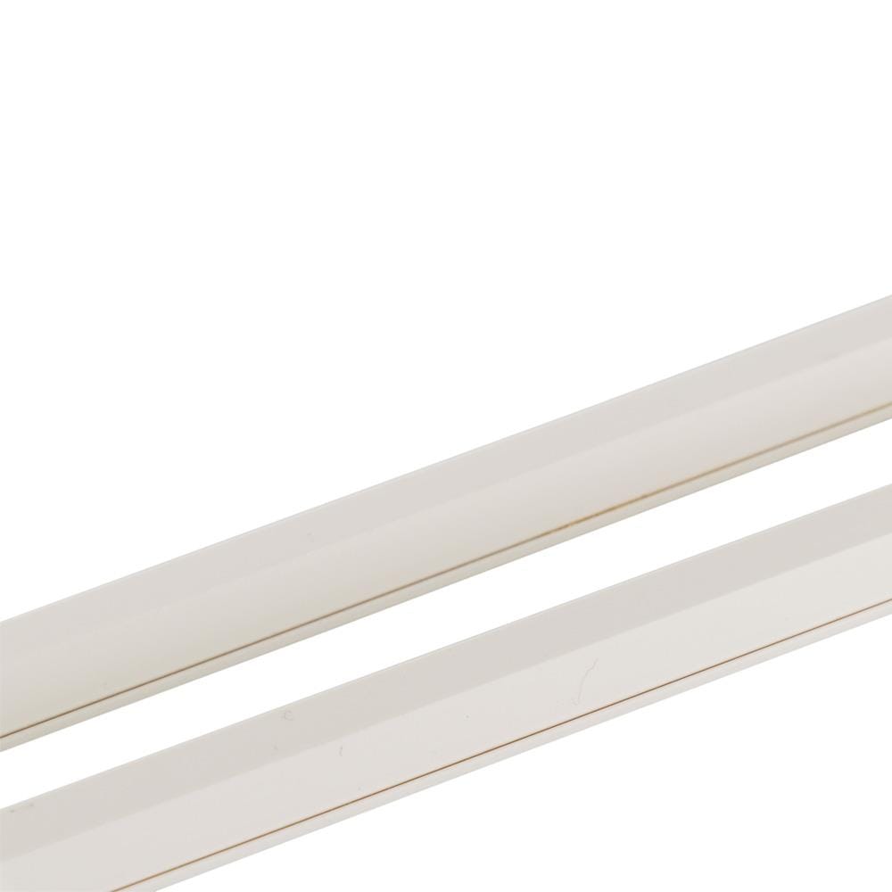 TRAPEZOID CABLE RACEWAY ELECKTA 15MMX1M WHITE