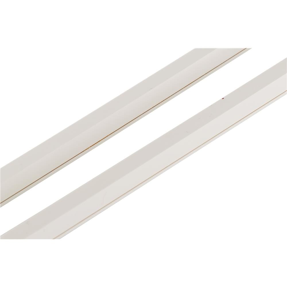TRAPEZOID CABLE RACEWAY ELECKTA 15MMX1M WHITE