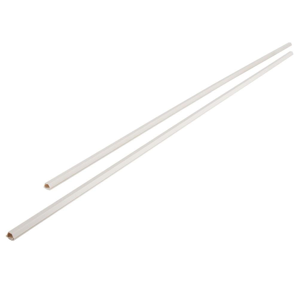 TRAPEZOID CABLE RACEWAY ELECKTA 15MMX1M WHITE
