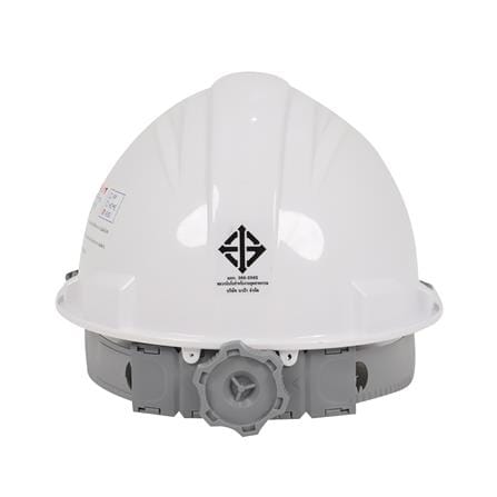 หมวกนิรภัยพลาสติก ABS มาตรฐานมอก. DEXZON สีขาว_2