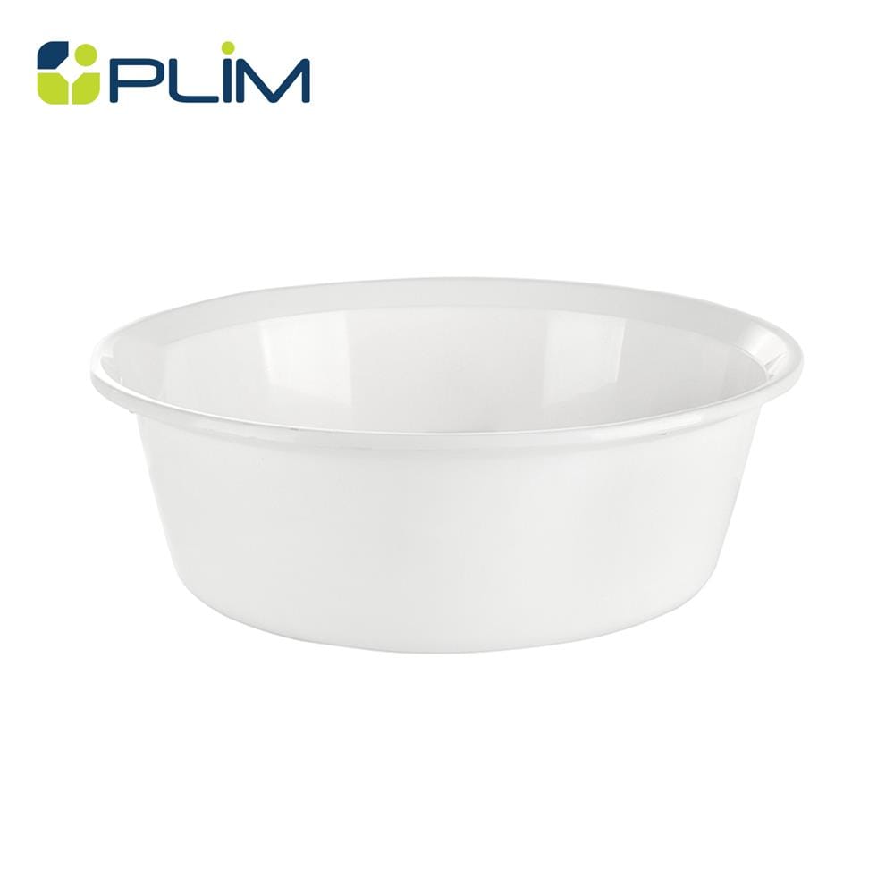 กะละมังกลมปากเท PLIM 40cm สีขาว_1