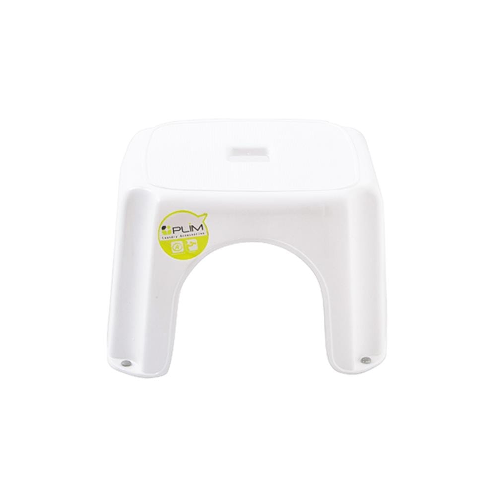 RECTANGULAR STEP STOOL (SHORT) PLIM 23X23X16CM WHITE