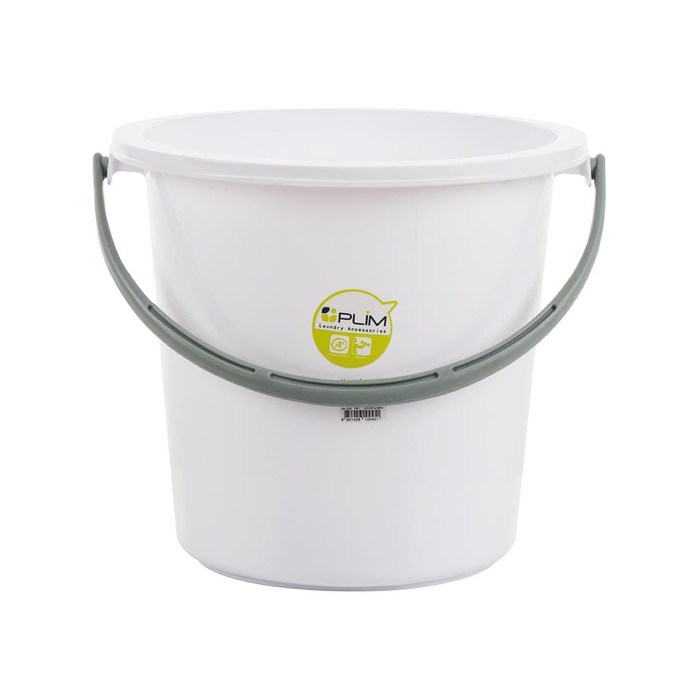 ถังน้ำกลม PLIM 17L (4.5.gl) สีขาว